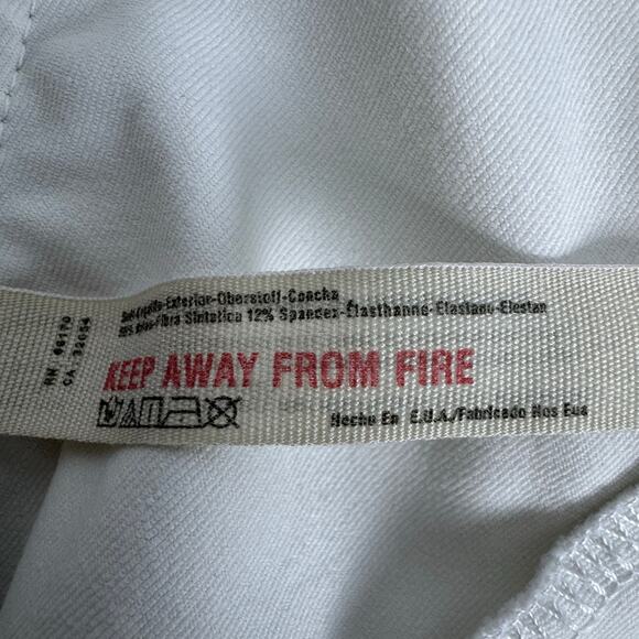 Intimately Free People Lila Square Neck Thong Bodysuit White Small - Picture 6 of 6